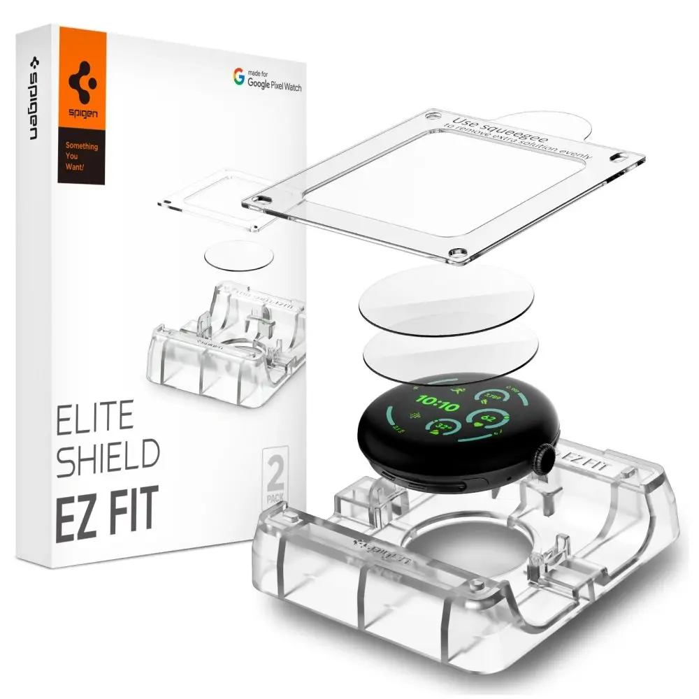 Spigen Elite Shield Ez Fit 2 ochranná skla, Google Pixel Watch 3 / 4 / 5 (41 mm)