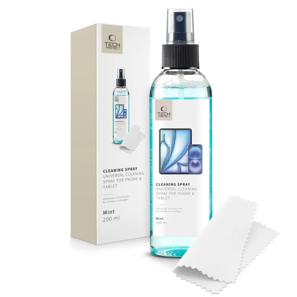 Tech-Protect Čisticí sprej na telefony a tablety, 200 ml, Eko Mint