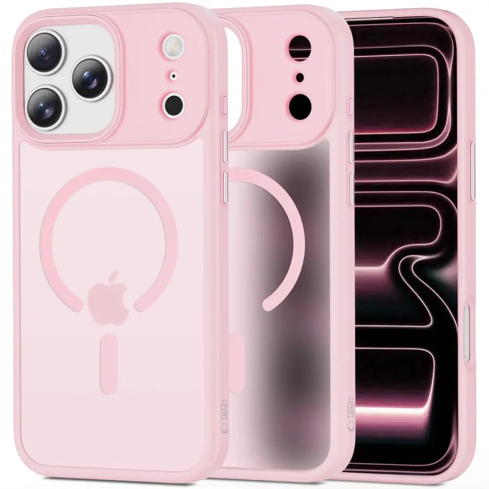 Tech-Protect MagMat MagSafe iPhone 17 Pro Max, růžový matný