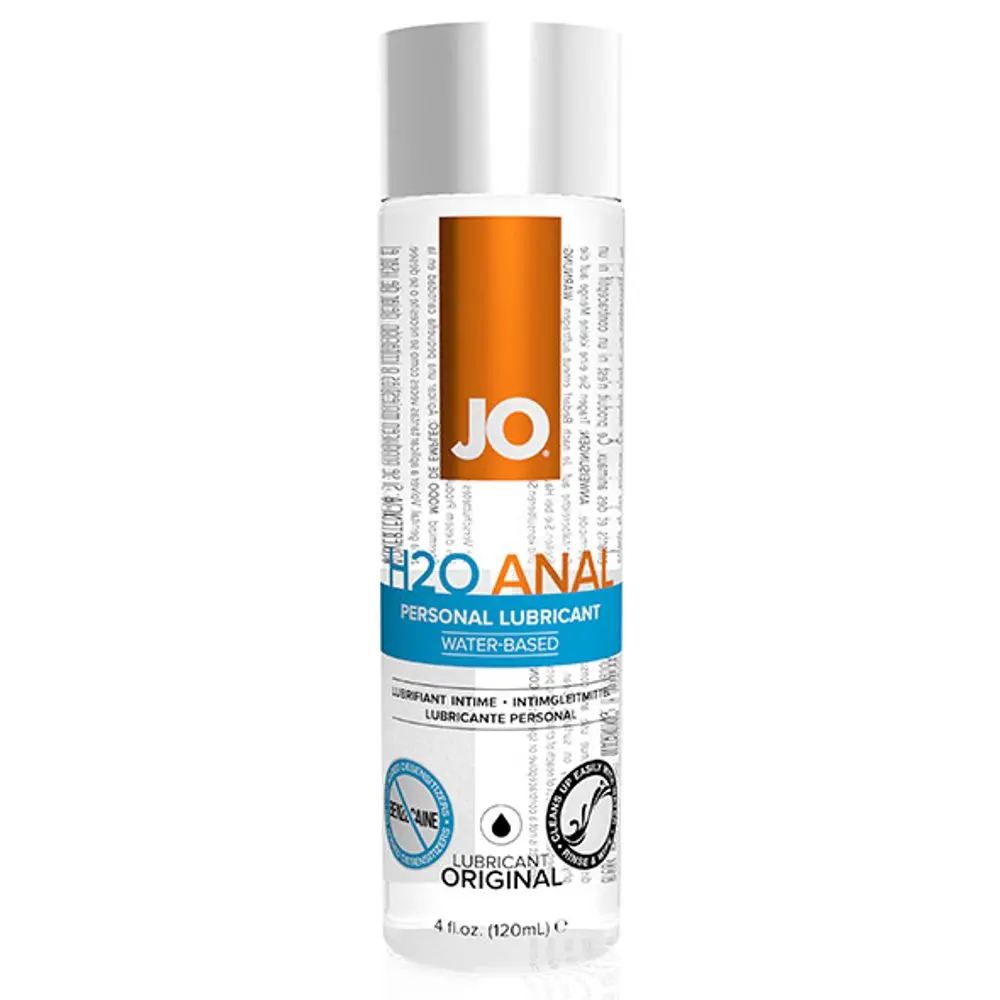 System JO - H2O Anal Original - anální lubrikant na vodní bázi (120 ml)