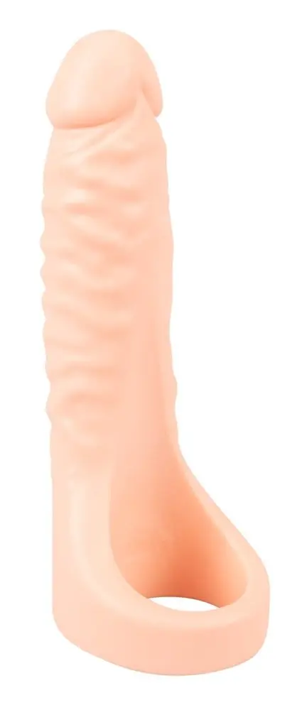 Realistixxx Double F - realistický dvojitý dildo s erekčním kroužkem - tělová