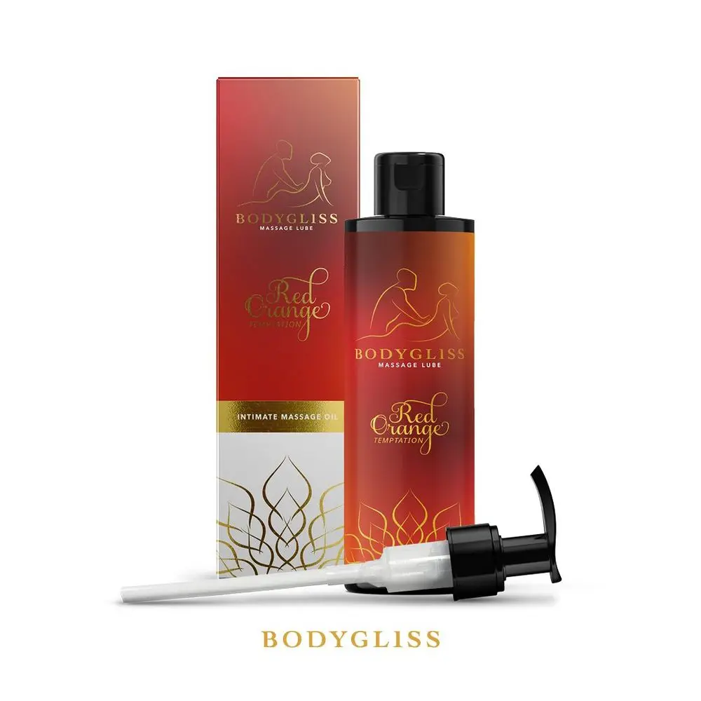 Masážní a lubrikační gel Red Orange Temptation, 150 ml