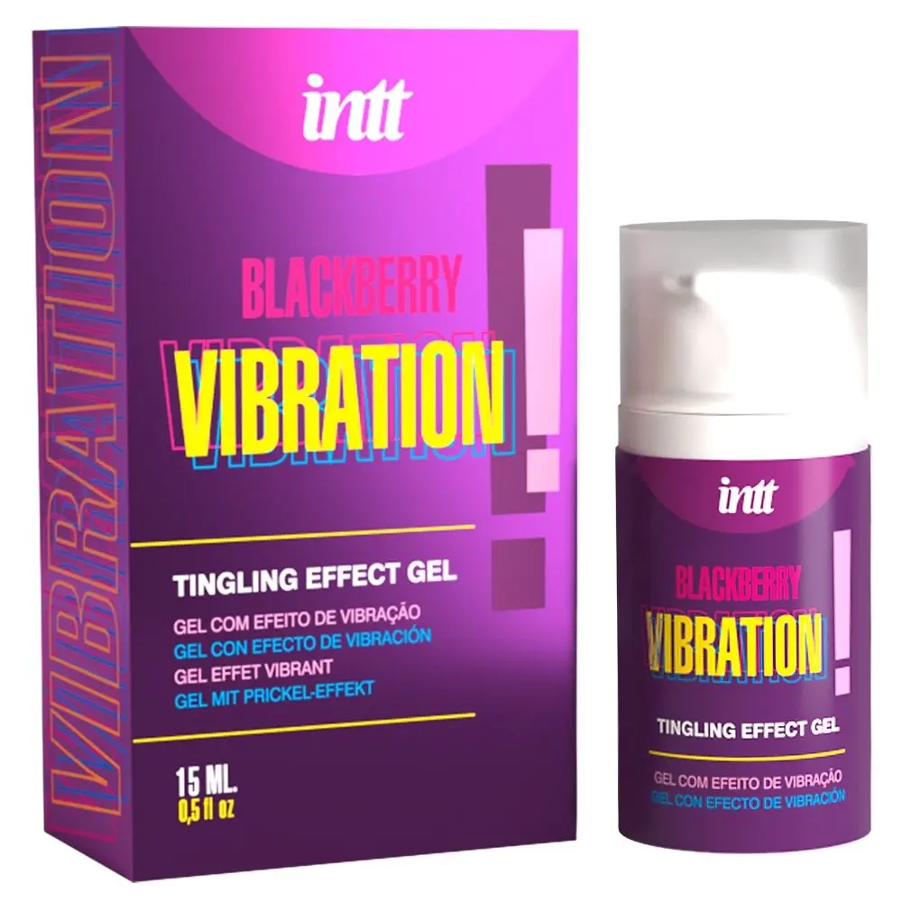 Intt Vibration! - tekutý vibrátor - ostružina - 15 ml