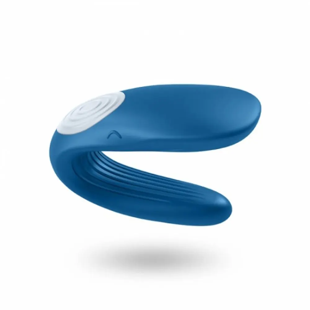 Satisfyer Double Whale - párový vibrátor se 2 motory (modrý)
