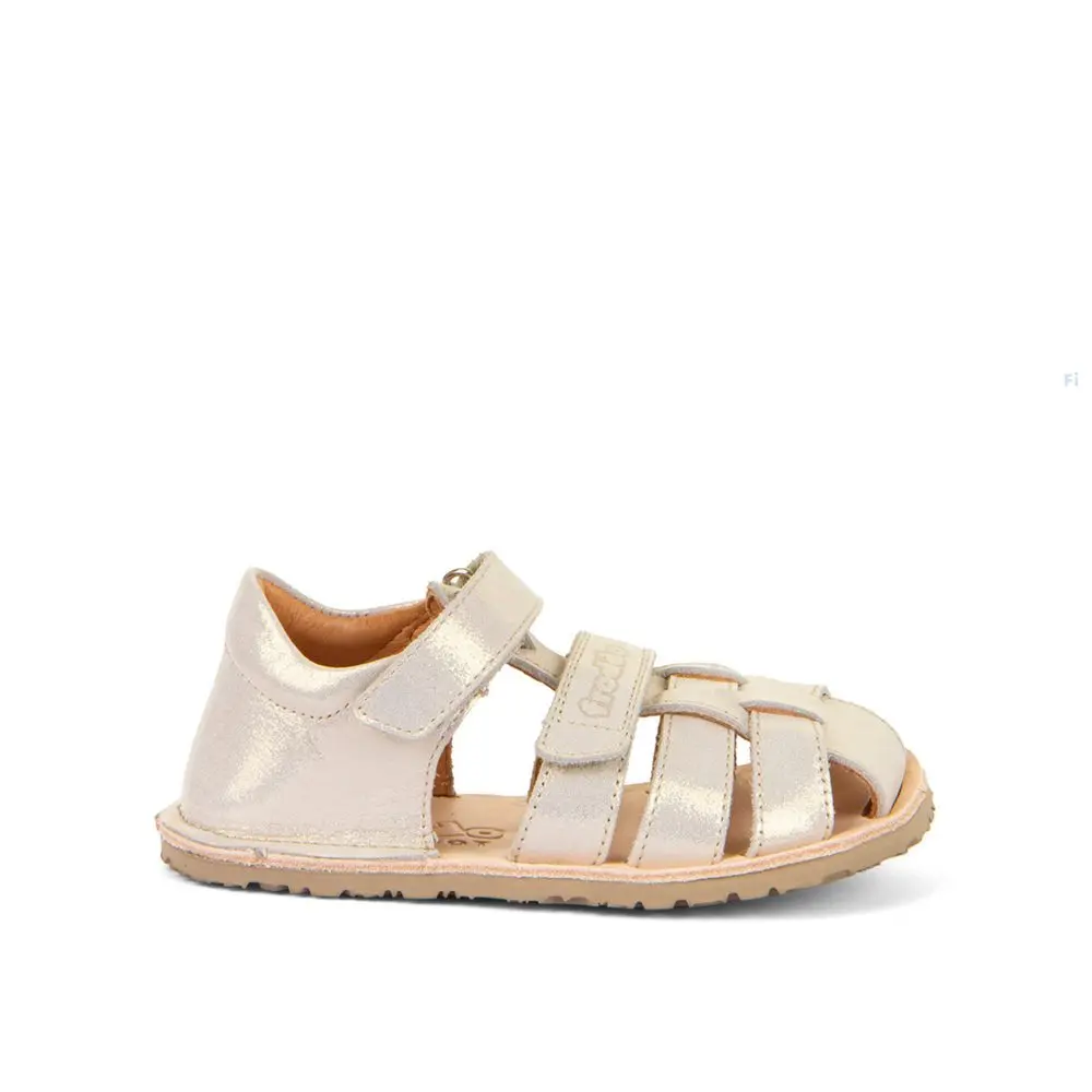 Dětské Barefoot Sandály FRODDO SANDAL FLEXY F zlaté shine -
