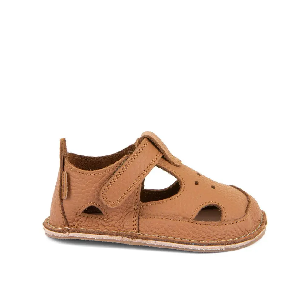 Dětské Barefoot Botičky FRODDO SANDÁLY STAP koňakové -