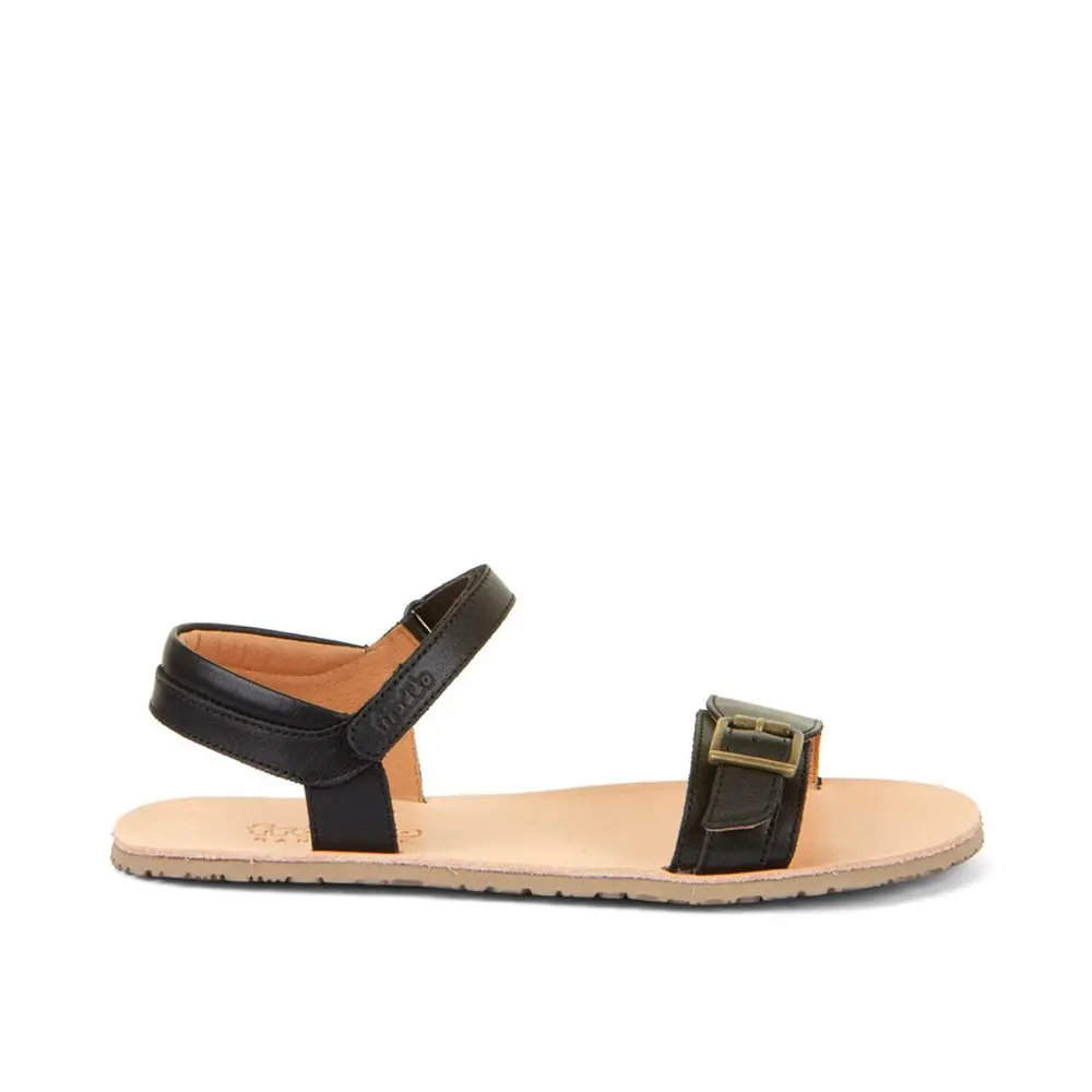 Dětské barefoot sandály FLEXY BUCKLE Black Froddo G3150285-1 -