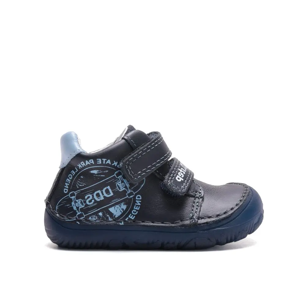 Dětské barefoot celoroční boty D.D.STEP S073-62313A svítící skateboard - 22