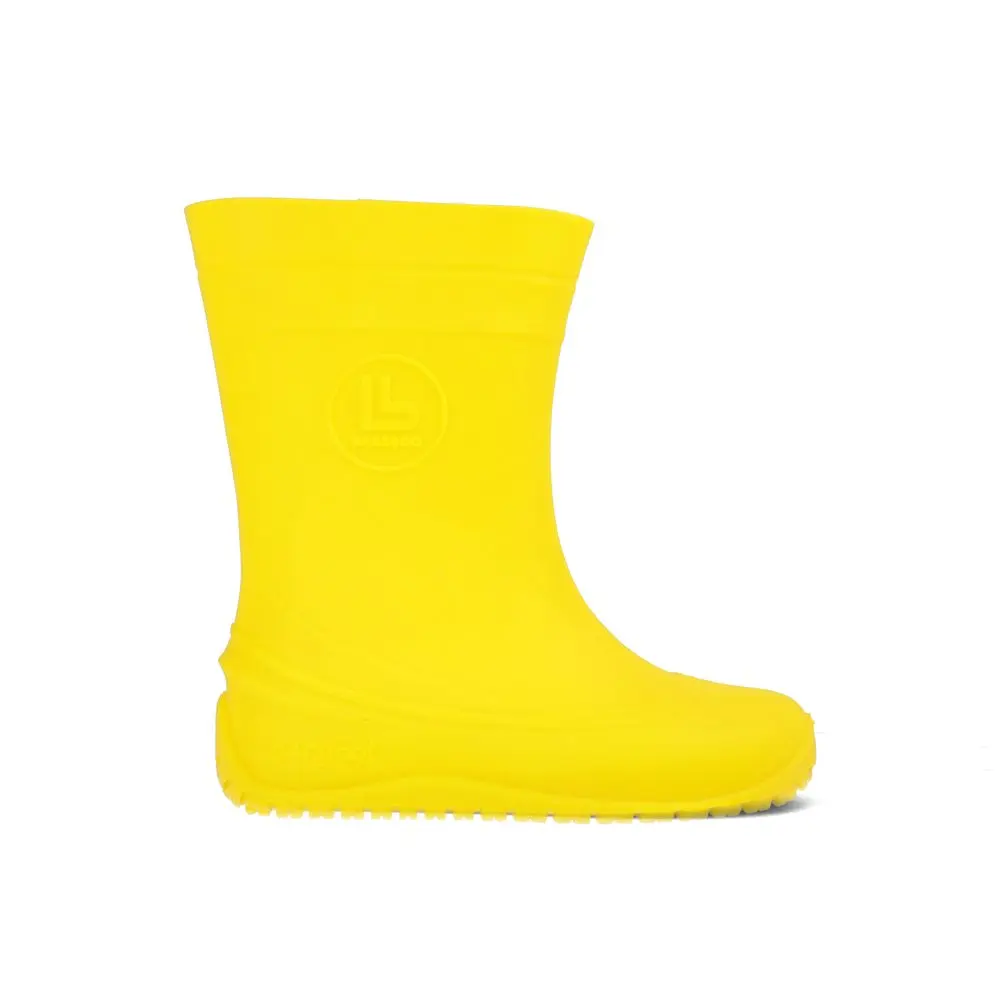 Dětské Barefoot Holínky BAREBOO MONSOON 1.0 celé žluté - 22