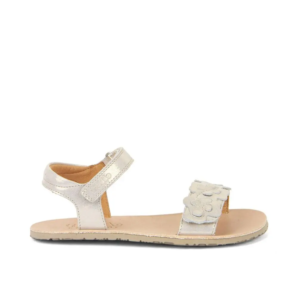 Barefoot Sandály FRODDO SANDAL FLEXY FLOWER zlaté shine - 25