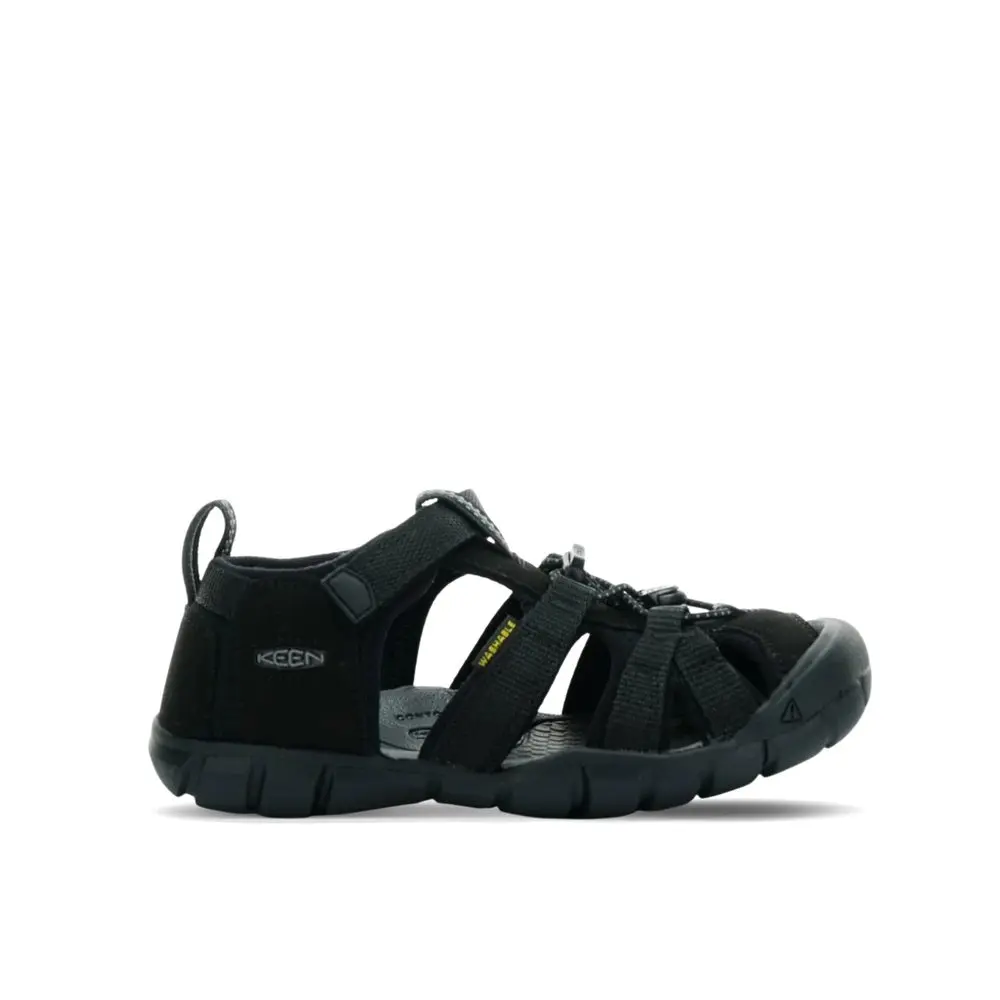 Dětské Barefoot Sandály KEEN SEACAMP II CNX black/grey -