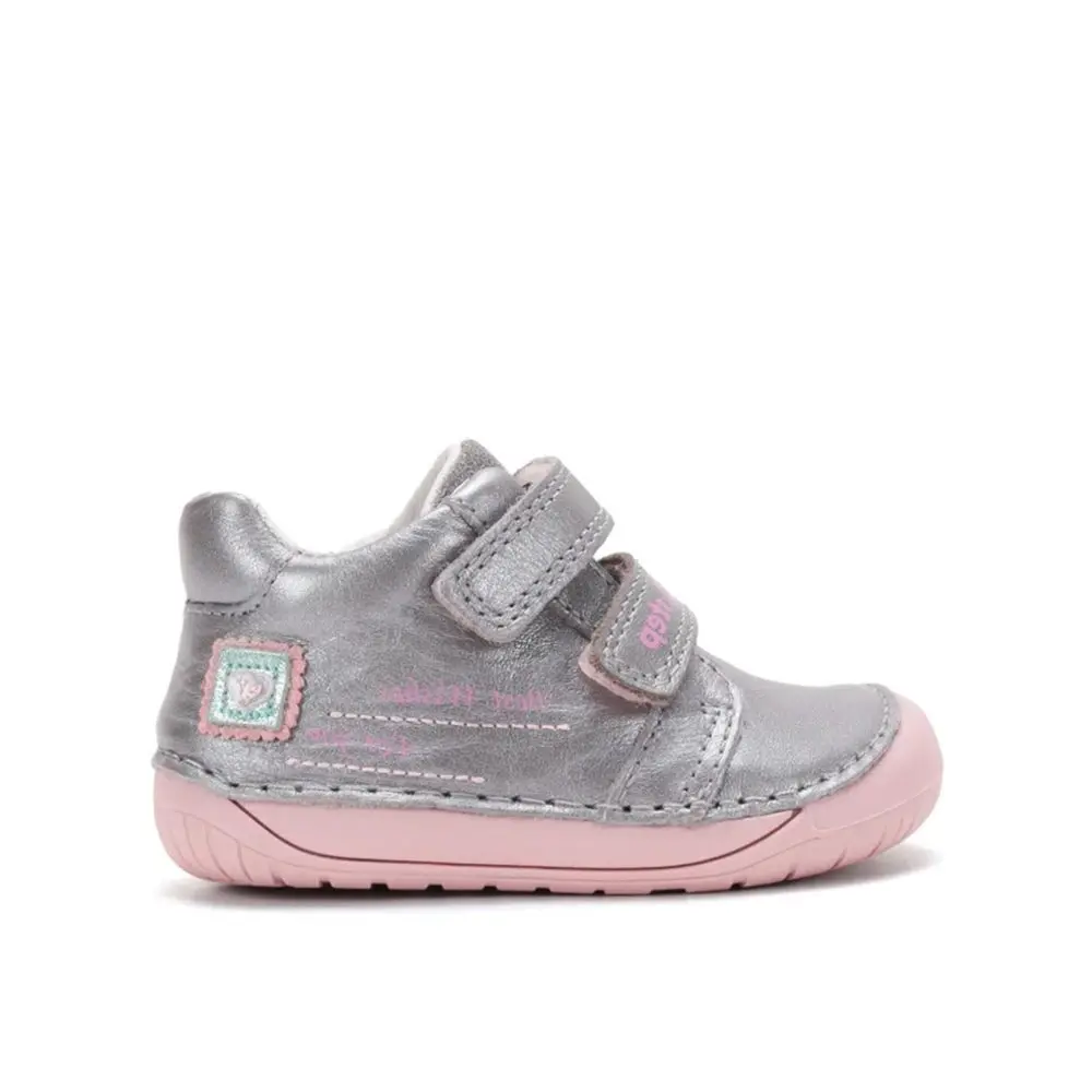 Dětské barefoot tenisky D.D.STEP S070-62332 Stříbrné - 25