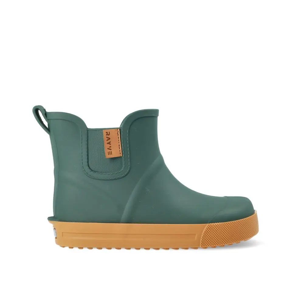 Dětské Barefoot Holínky RAYVE MUDDY SHORT olivově zelené -