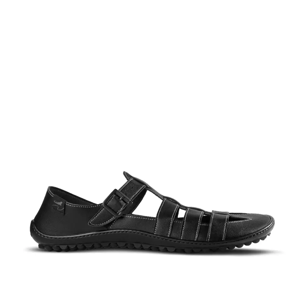 Pánské Barefoot Sandály LEGUANO JARO černé -