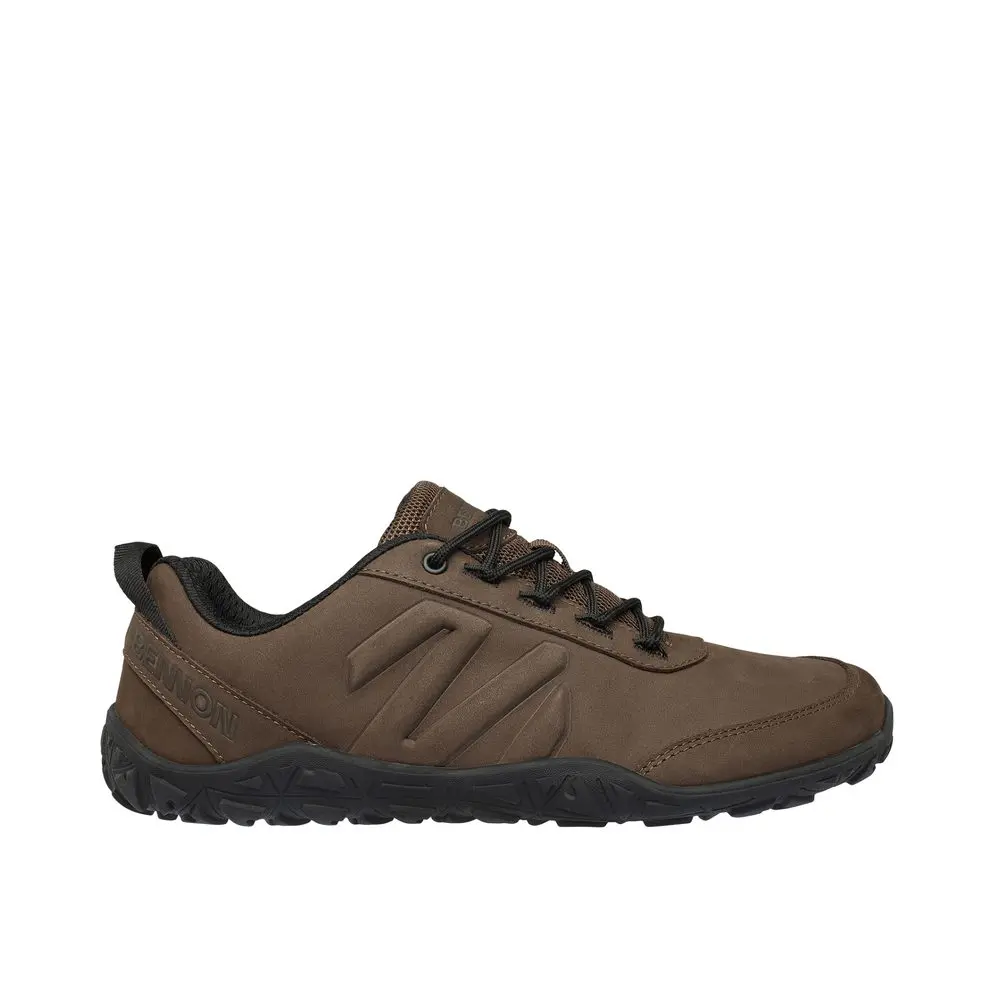 BENNON BAREFOOT LEATHER Black/brown Obuv