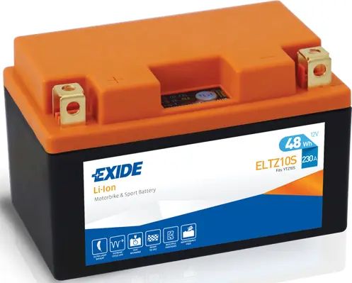 EXIDE startovací baterie BMW S 1000 RR 10-12, HONDA CB 600F (HORNET), 1000R, 600FA (HORNET ABS), 900F (HORNET) 02-12, CBF 500, 1000A (ABS), 600S,