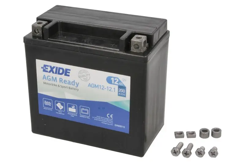 EXIDE startovací baterie BUELL 1125 1125 R, CR 08-10, HARLEY DAVIDSON XG 750 (STREET), 500 (STREET) 15-16, XL 1200V (SP. SEVENTY TWO), 1200X (FORTY