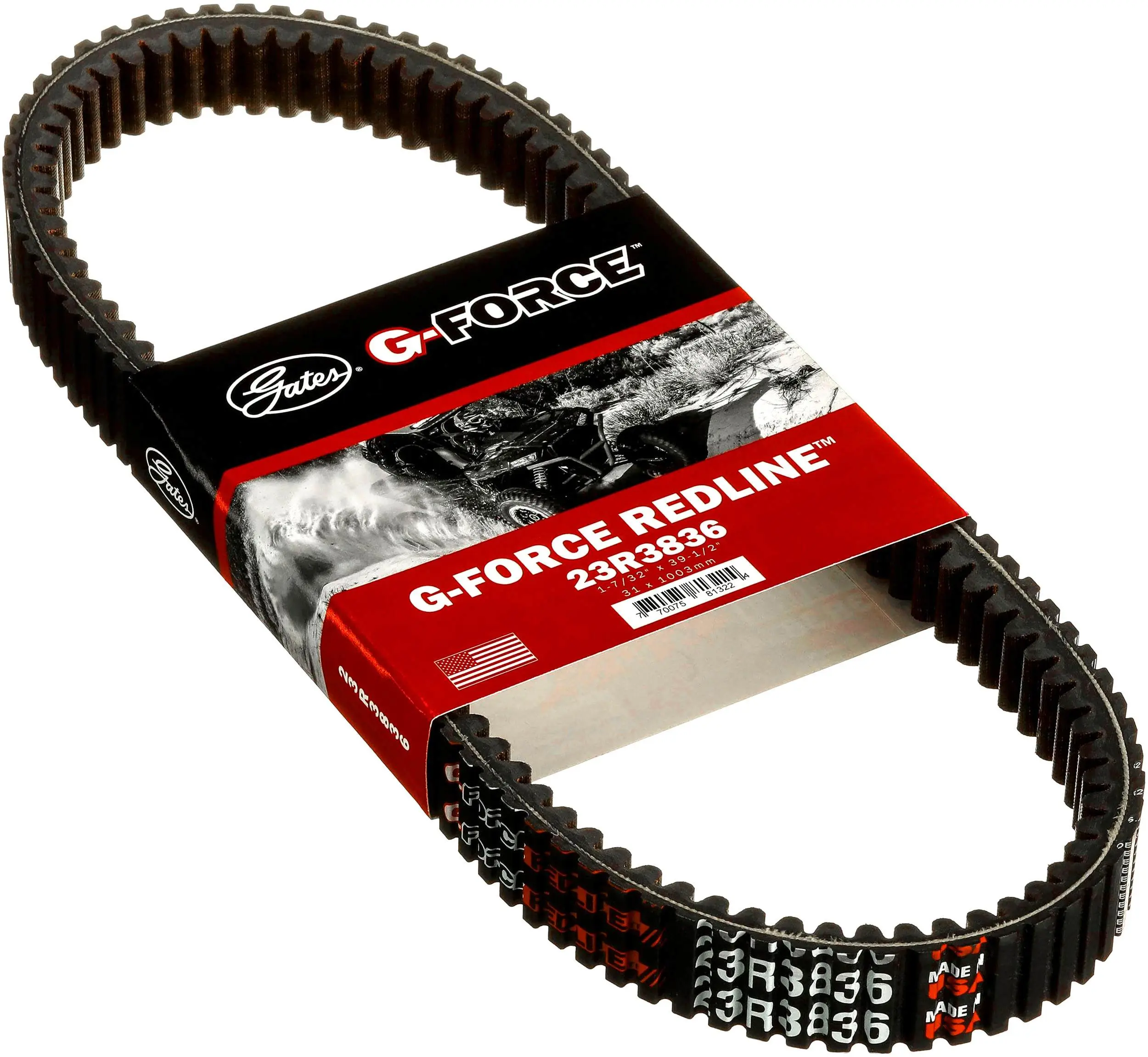 GATES hnací klínový řemen, variomatik POLARIS SCRAMBLER 1000 HP HO EPS, 1000 XP, 850H.O. EPS LE, 1000 MD, 850, 1000 TRACTOR, 850XP H.O./EPS, 850XP