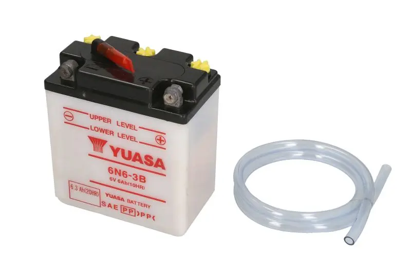 Motobaterie YUASA (originál) 6N6-3B, 6V, 6Ah