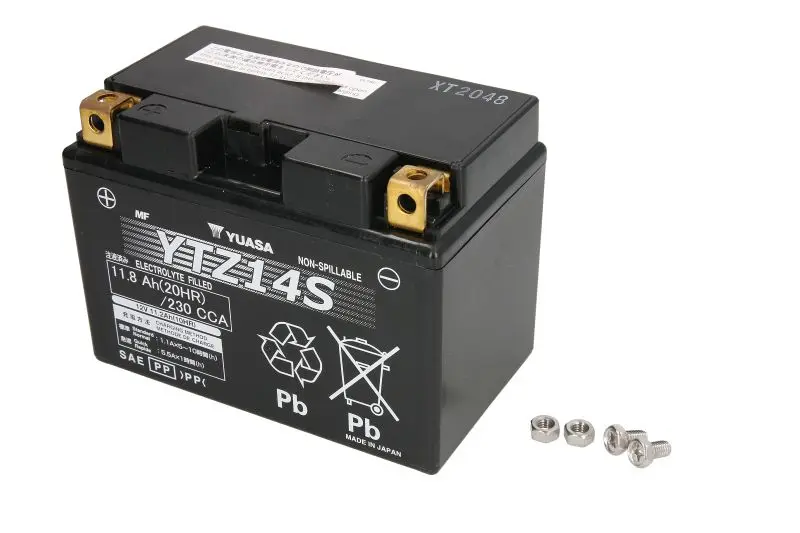YUASA startovací baterie BMW C 600 (SPORT) 12, F 700 GS, 800GT 12-17, HP2 1200 (MEGAMOTO), (ENDURO), (SPORT) 05-11, R 1200 GS LC (ADVENTURE), GS