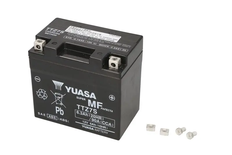 YUASA startovací baterie HONDA CB 600 F (HORNET) 01-07, CRF 450 X 05, PCX 150 13-16, SH 50 (SCOOPY) 98-00, HUSQVARNA TE 410, 250, 400, 410E 95-07,