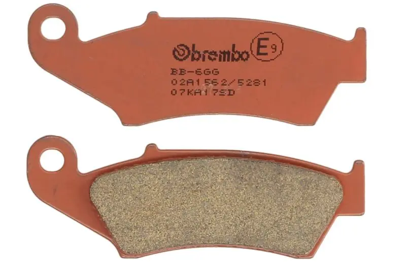 BREMBO sada brzdových destiček, kotoučová brzda APRILIA MXV 450 08, RXV 550, 450 05-06, BETA FACTORY 450 09, RR 525 (ENDURO), 450 (ENDURO), 400