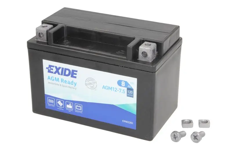 EXIDE startovací baterie AEON COBRA 125RS, 180RS II, 180RS 02-08, OVERLAND 180 02-09, APRILIA AF1 125 (SINTESI), (SPORT PRO) 88-93, LEONARDO 150