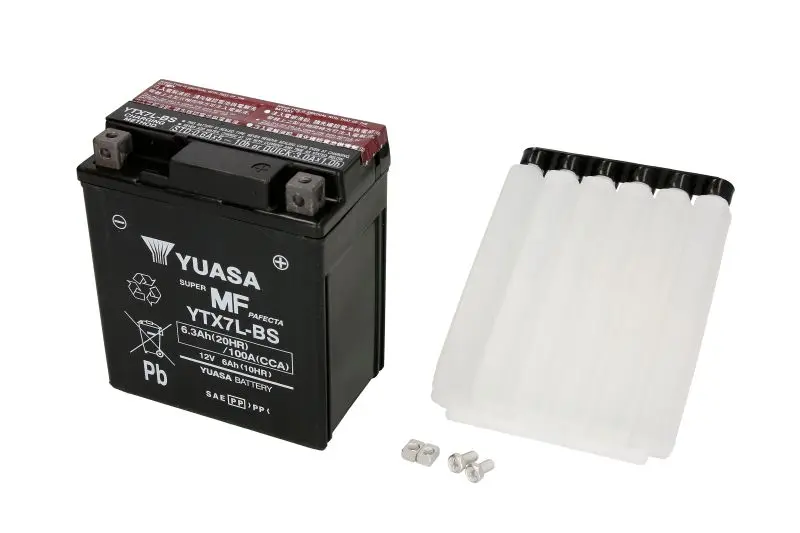 YUASA startovací baterie APRILIA COMPAY 125 AC CUSTOM 09-10, MOJITO 125 (CUSTOM), 150 04-10, RS4 125 11-17, SR 125 (RACING), 150 2T, 125 99-02, BIMOTA