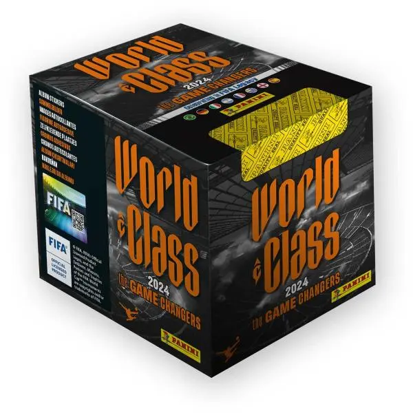Panini World Class 2024 samolepky box 36 ks