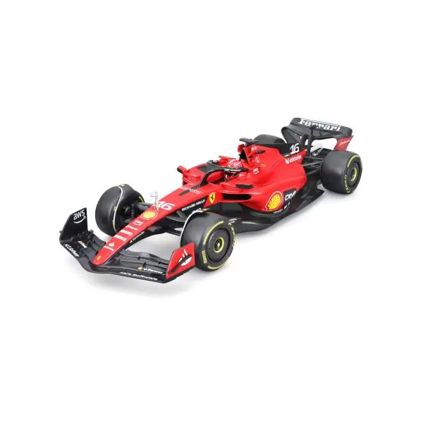 Bburago 1:18 formule F1 Ferrari Scuderia SF-23 (2023) nr.16 Charles Leclerc s řidičem