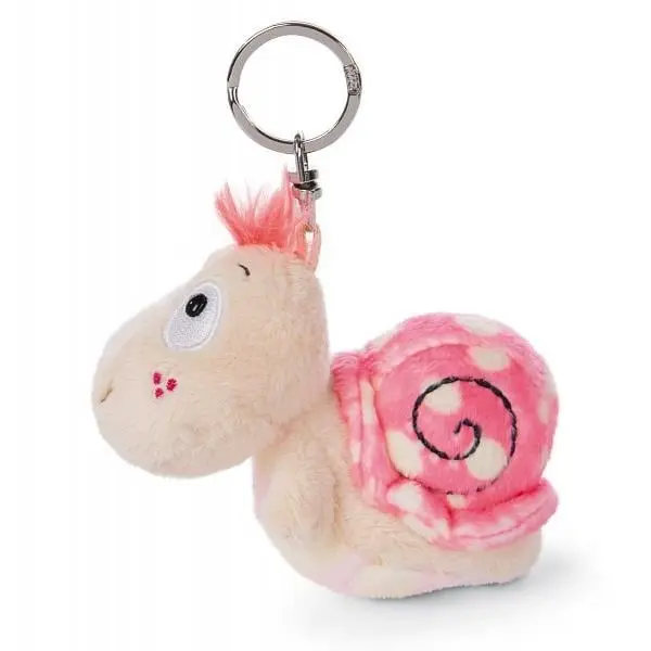 Přívěsek na klíče NICI Šnek 10cm, růžový
