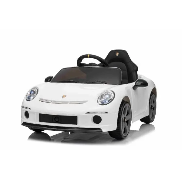 Elektrické autíčko RUF GT 12V, bílé, Otevírací dveře, 2.4 GHz dálkové ovládání, LED sve
