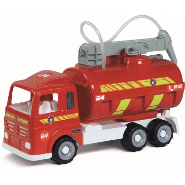 Androni Heavy Trucks hasičský automobil s funkční stříkačkou a pogumovanými koly