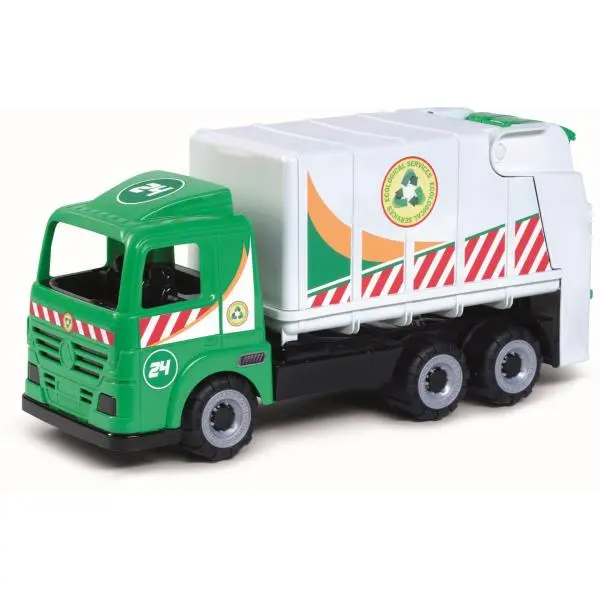 Androni Heavy Trucks popelářské auto s pogumovanými koly - délka 50 cm