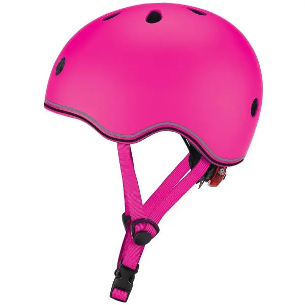 Globber dětská přilba Go Up Lights XXS/XS ( 45-51CM ) Deep Pink