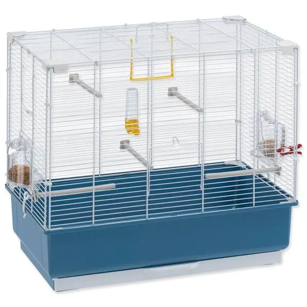 Klec Ferplast Rekord bílo-modrá 60x32,5x57,5 cm