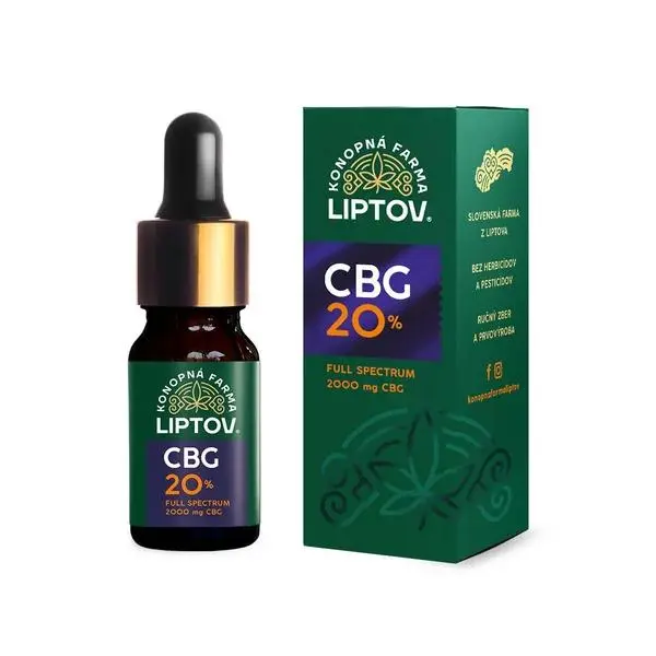 CBG olej 20 % FULL SPECTRUM PREMIUM