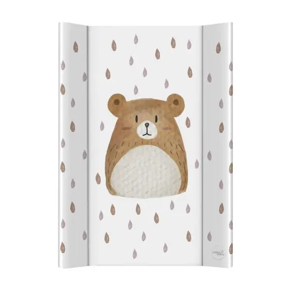 CEBA BABY Podložka přebalovací 2-hranná s pevnou deskou (50x70) Basic Bear Buddy