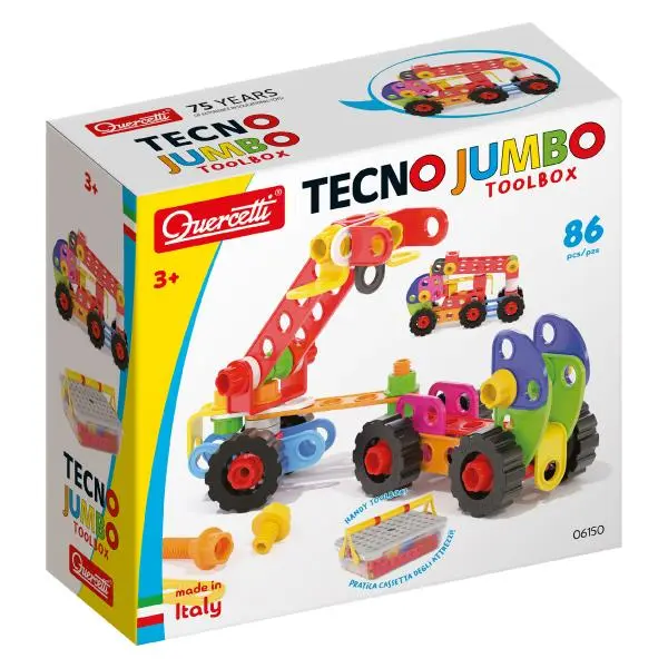 Tecno Jumbo toolbox - stavebnice se šroubky a matičkami