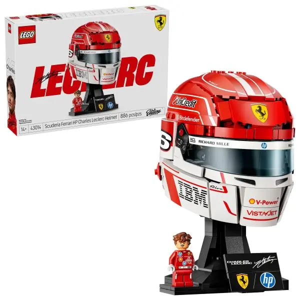 LEGO CLASSIC EDITION 43014 - Helma Charles Leclerc ze Scuderia Ferrari HP