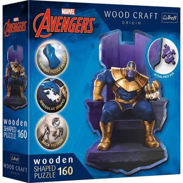 Wood Craft Origin puzzle Thanos na trůnu - puzzle z kategorie Ostatné