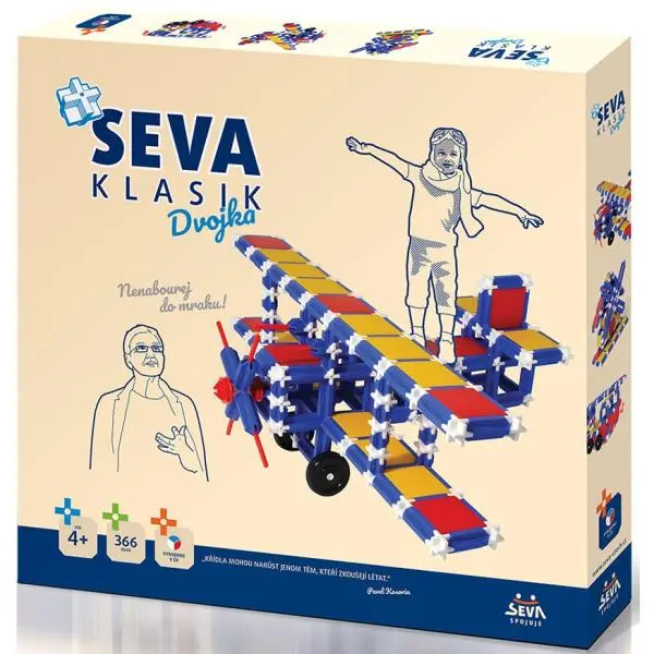 Stavebnice SEVA KLASIK Dvojka 366 ks