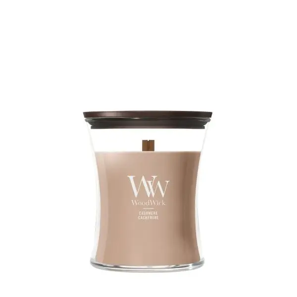Woodwick Cashmere svíčka střední