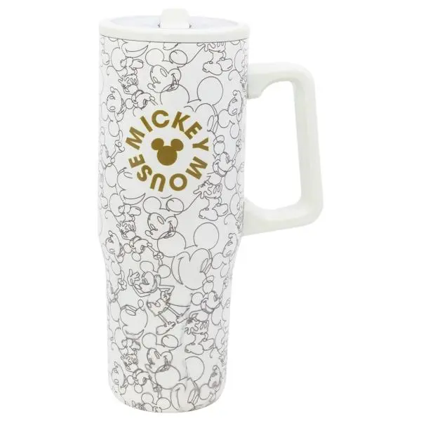 Mickey Mouse Termohrnek s brčkem a uchem 920ml