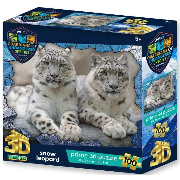 Sněžní leopardi - puzzle z kategorie Zvieratá