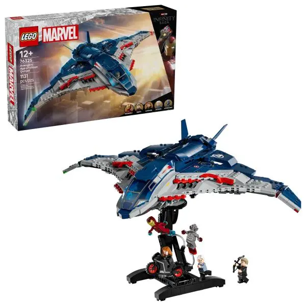LEGO® Marvel 76325 Avengers 2: Vek Ultrona Stíhačka Quinjet - hra z kategorie Ostatné