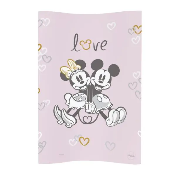 CEBA Podložka přebalovací měkká COSY 50x70 Disney Minnie&Mickey Pink