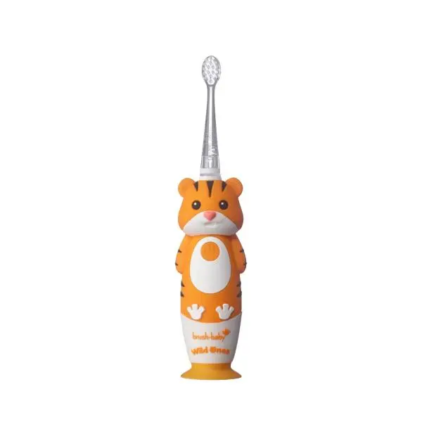 Brush-baby EK dětský sonický kartáček WildOnes, tygr, 0-10 let