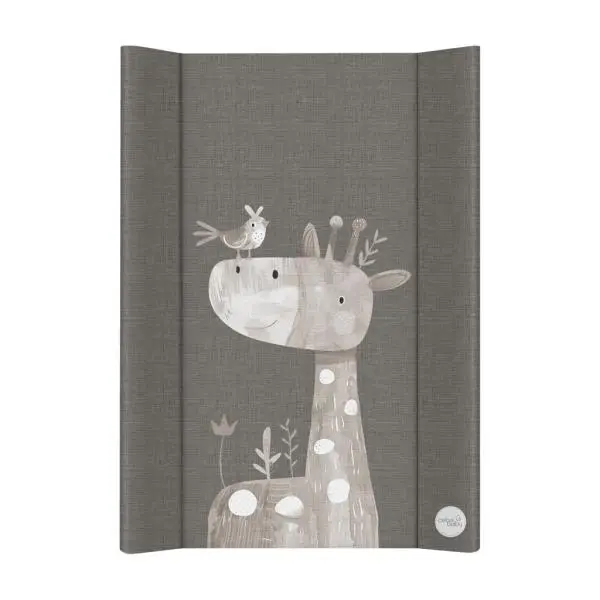 CEBA BABY Přebalovací podložka 2-hranná s pevnou deskou (50x70) Basic Friendly Giraffe