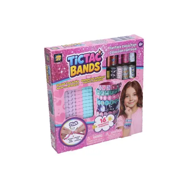 TICTAC BANDS sada na výrobu náramků Fantasy kolekce 16 ks